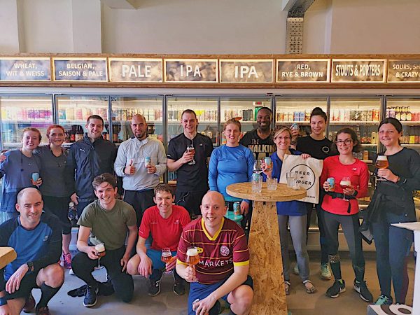 Beer+Burger, Running Club, King's Cross