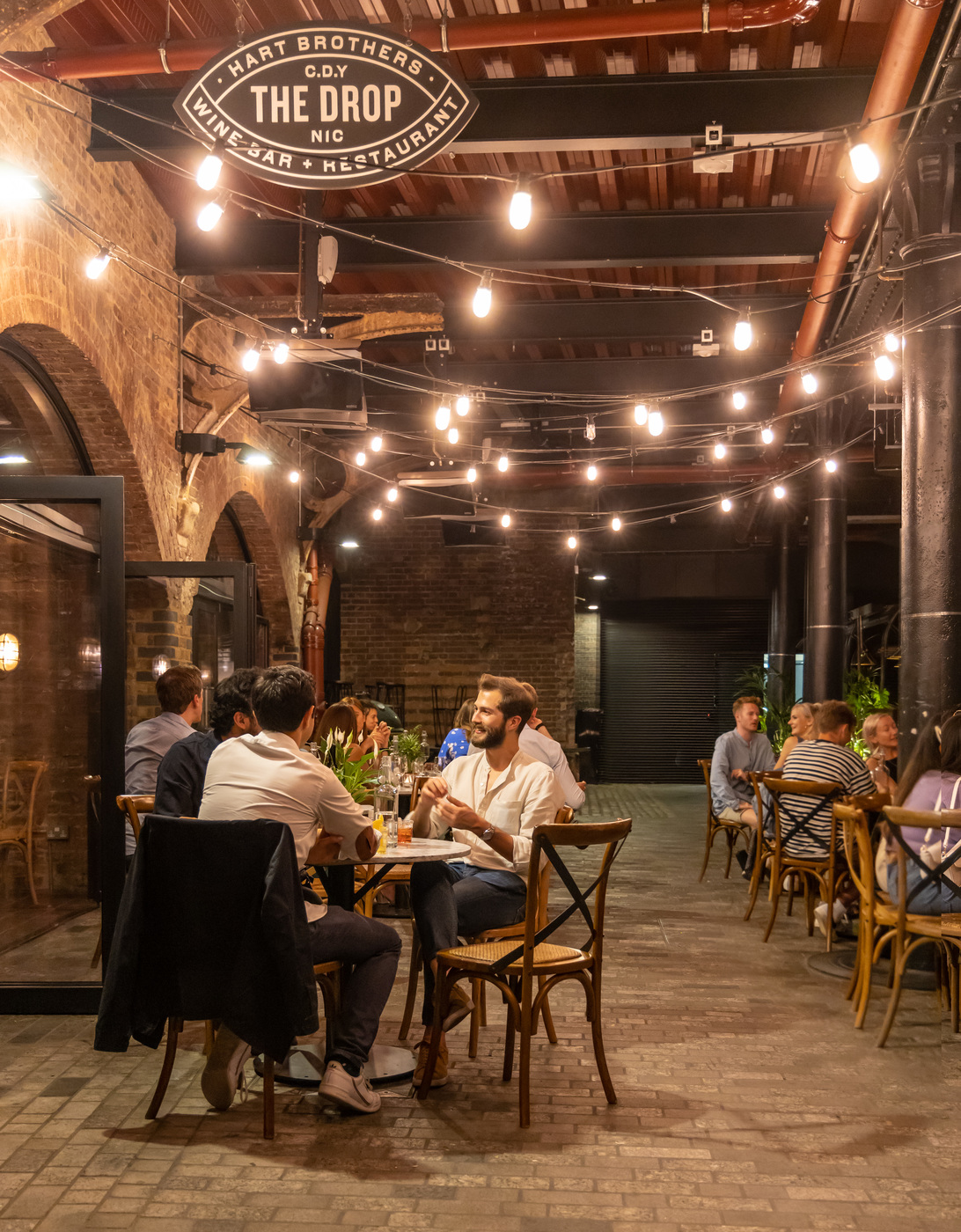 The Drop Wine bar and restaurant at Coal Drops Yard, King's Cross